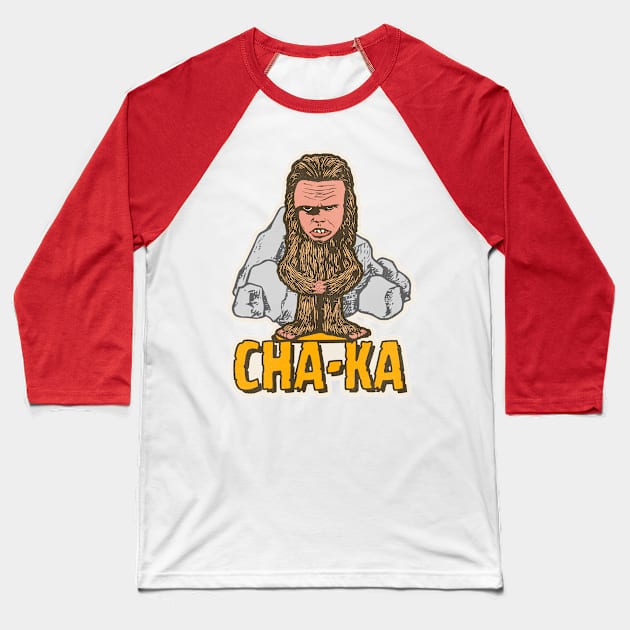 Cha-Ka Pakuni Baseball T-Shirt by darklordpug